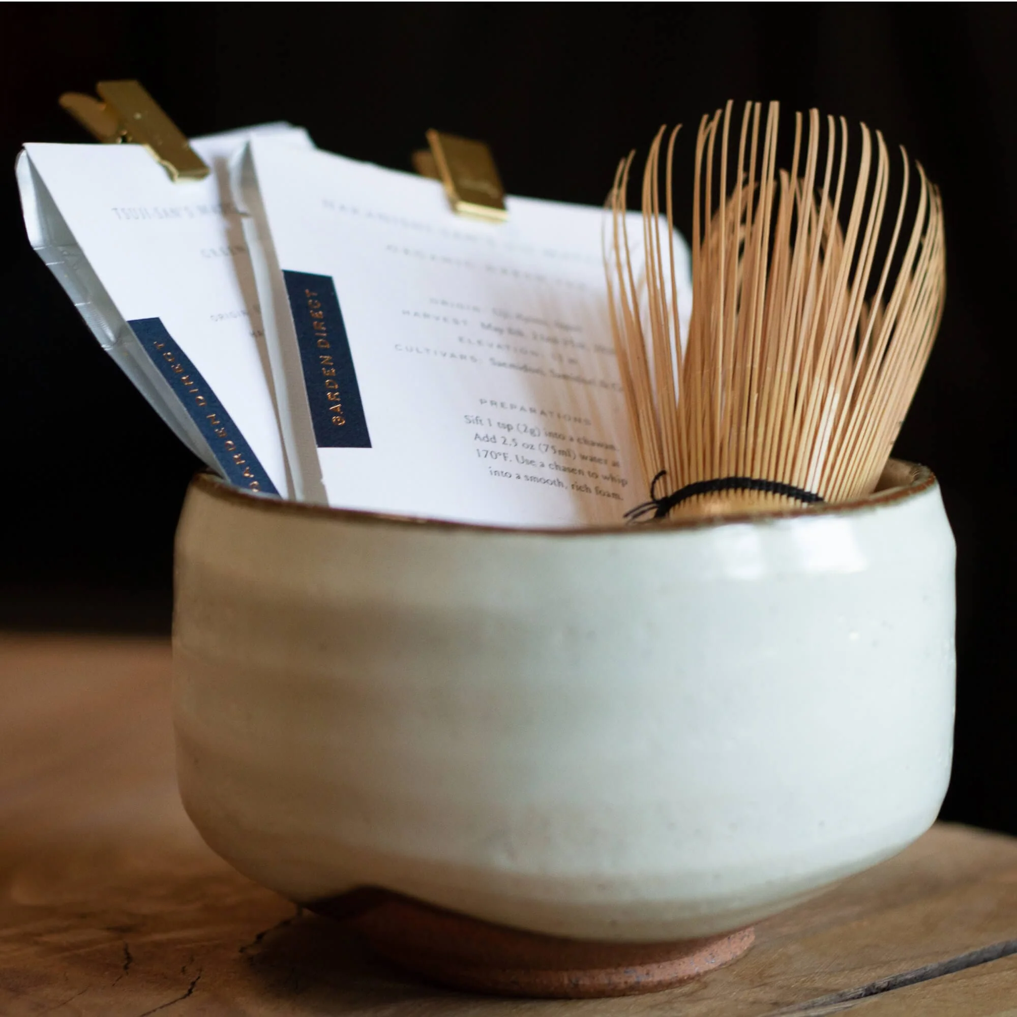 Wabi Sabi Raku Matcha Bowl - Image 6